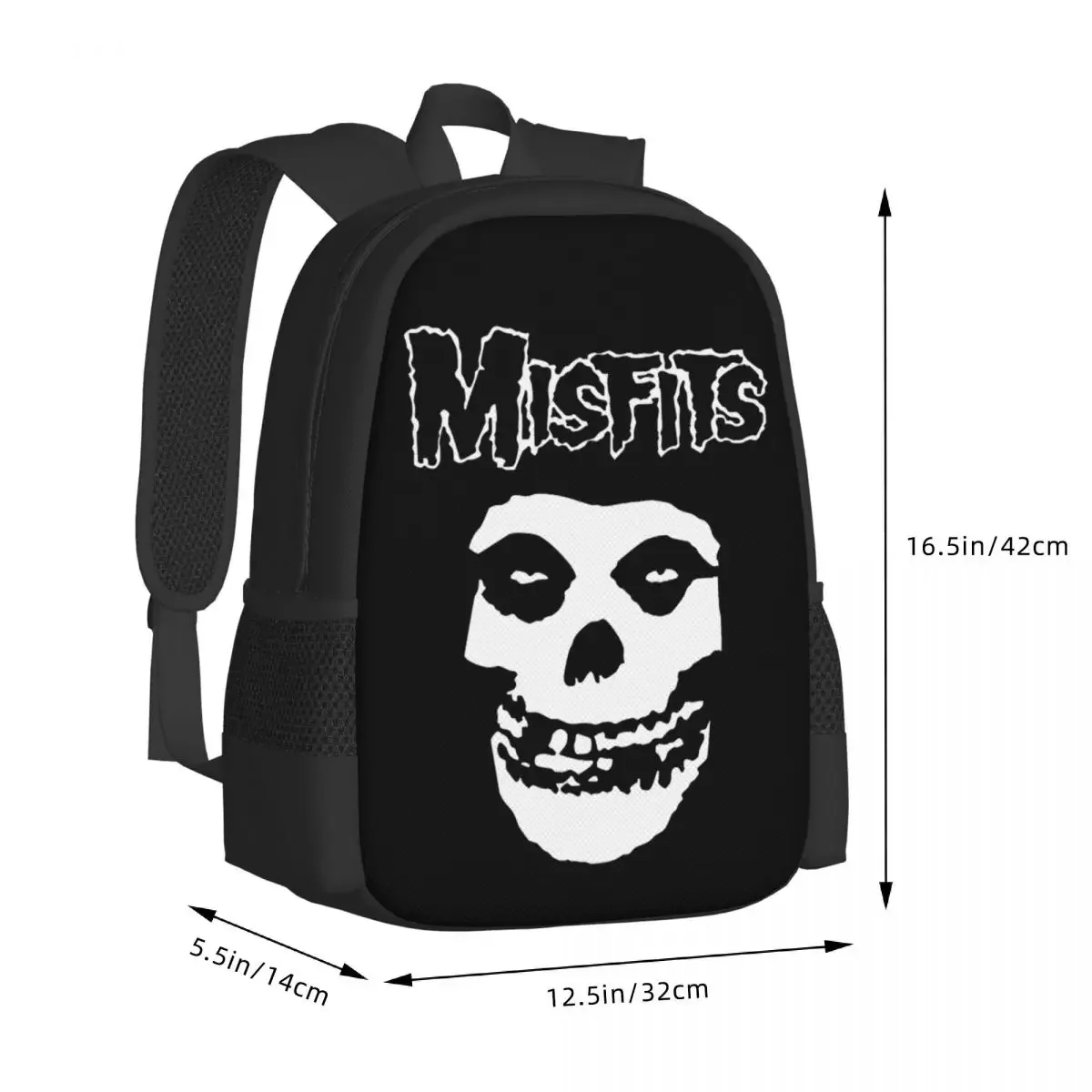 The Misfits Glenn Danzig Travel Laptop Backpack, Business College School Computer Bag Gift for Men & Women