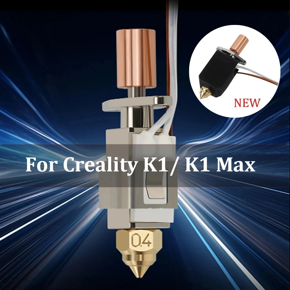 Kit Actualizado de Hotend para Creality Hotend CR-M4 K1 K1 Max, Bloque de Calentamiento Cerámico para Ender-3 v3 KE, Boquilla de Hotend de Cobre Plateado