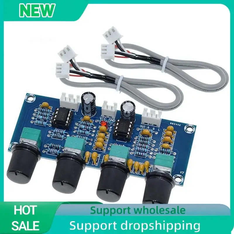 

Solid XH-A901 Tone Board Preamp With Treble, Bass, Volume Adjustment Pre-Amplifier Tone Controller For Amplifier Boards