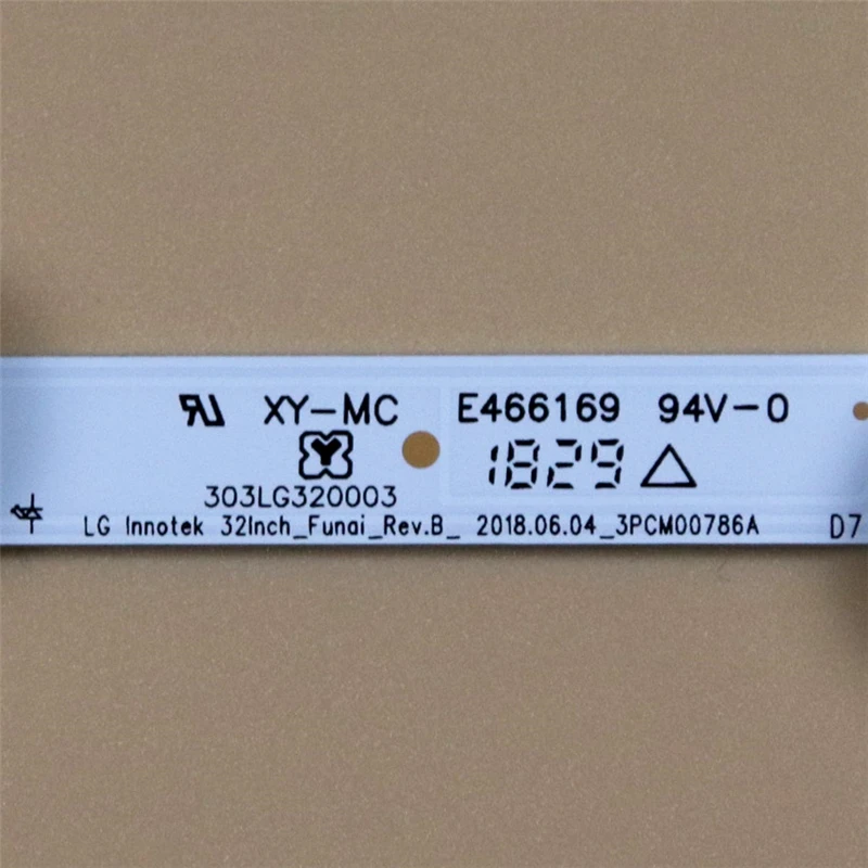 1 個 LED バックライトストリップフィリップス 32PFL4664/F7 ME1Bars Innotek 32inch_Funai_Rev.B キットバンド Magnavox 32MV319R/F7 板