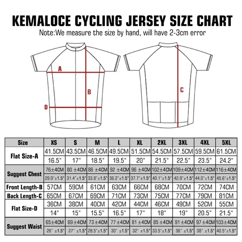 Imagen 2 del producto KEMALOCE-maillot de ciclismo para hombre, camiseta de poliéster transpirable de manga corta con dibujos animados en blanco y negro, ropa para bicicleta de carretera