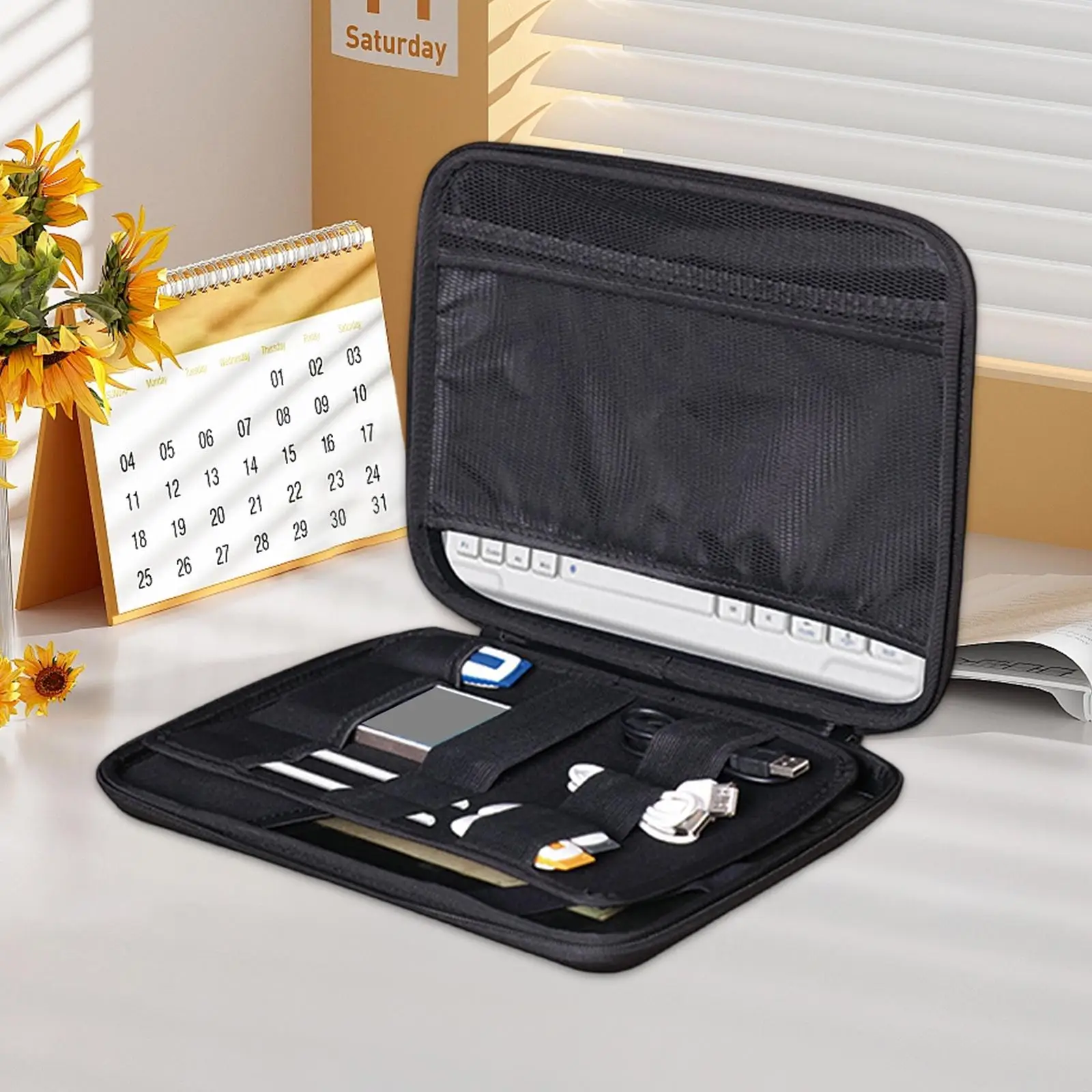 Hard Laptop and Pads Sleeve Case,Travel Carrier Tote Versatile Storage Business Computer Handbag for Office Collage Casual