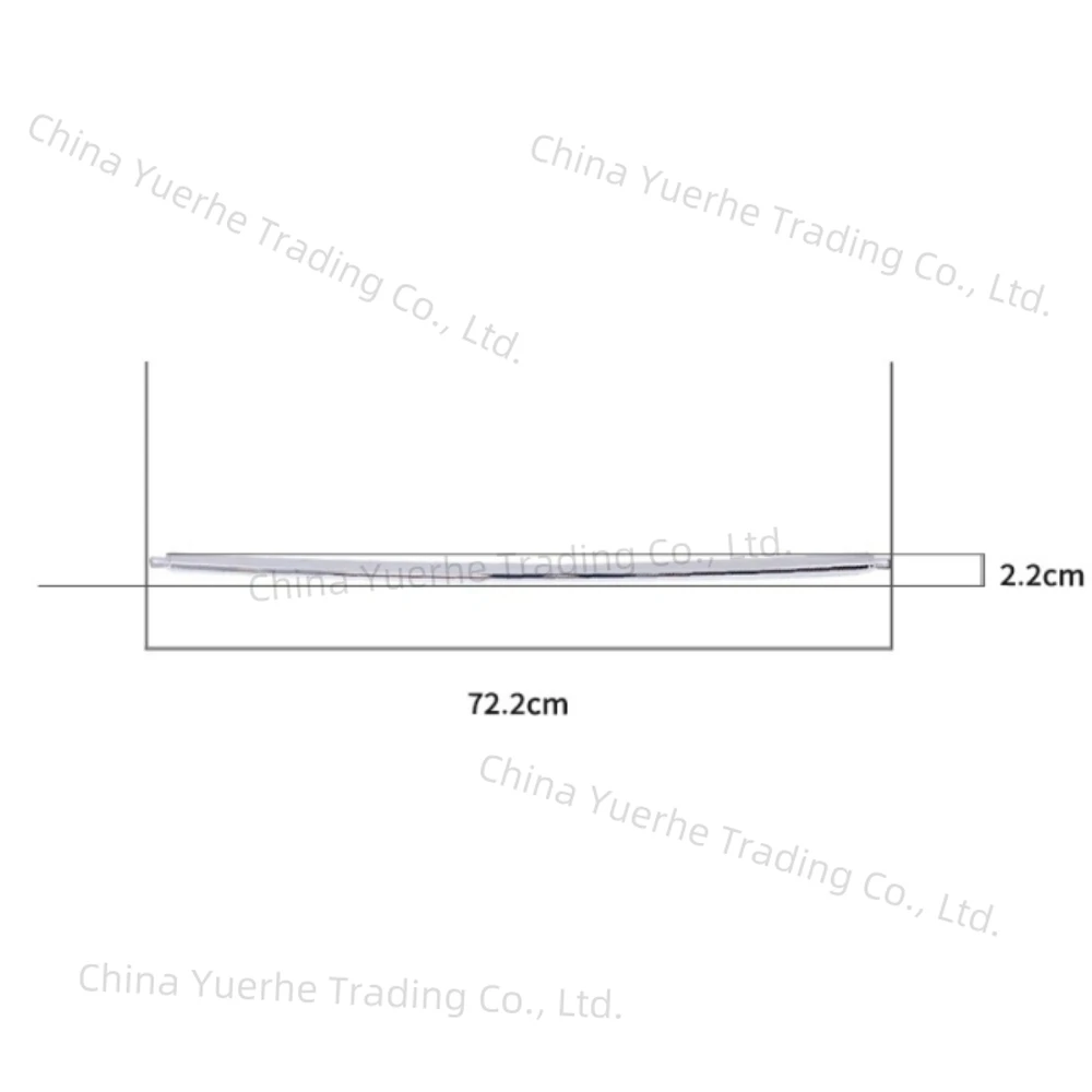 

Rear Bumper Cover Molding Chrome Trim A2228853100 For Mercedes Benz S-Class W222 2018-2020