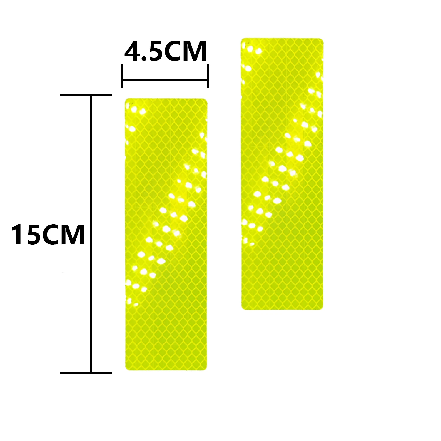 Motorfiets Achterzijde Bagage Staart Top Box Kofferbak Reflecterende Sticker Strips Anti-Collision Nacht Veiligheidswaarschuwing Strip