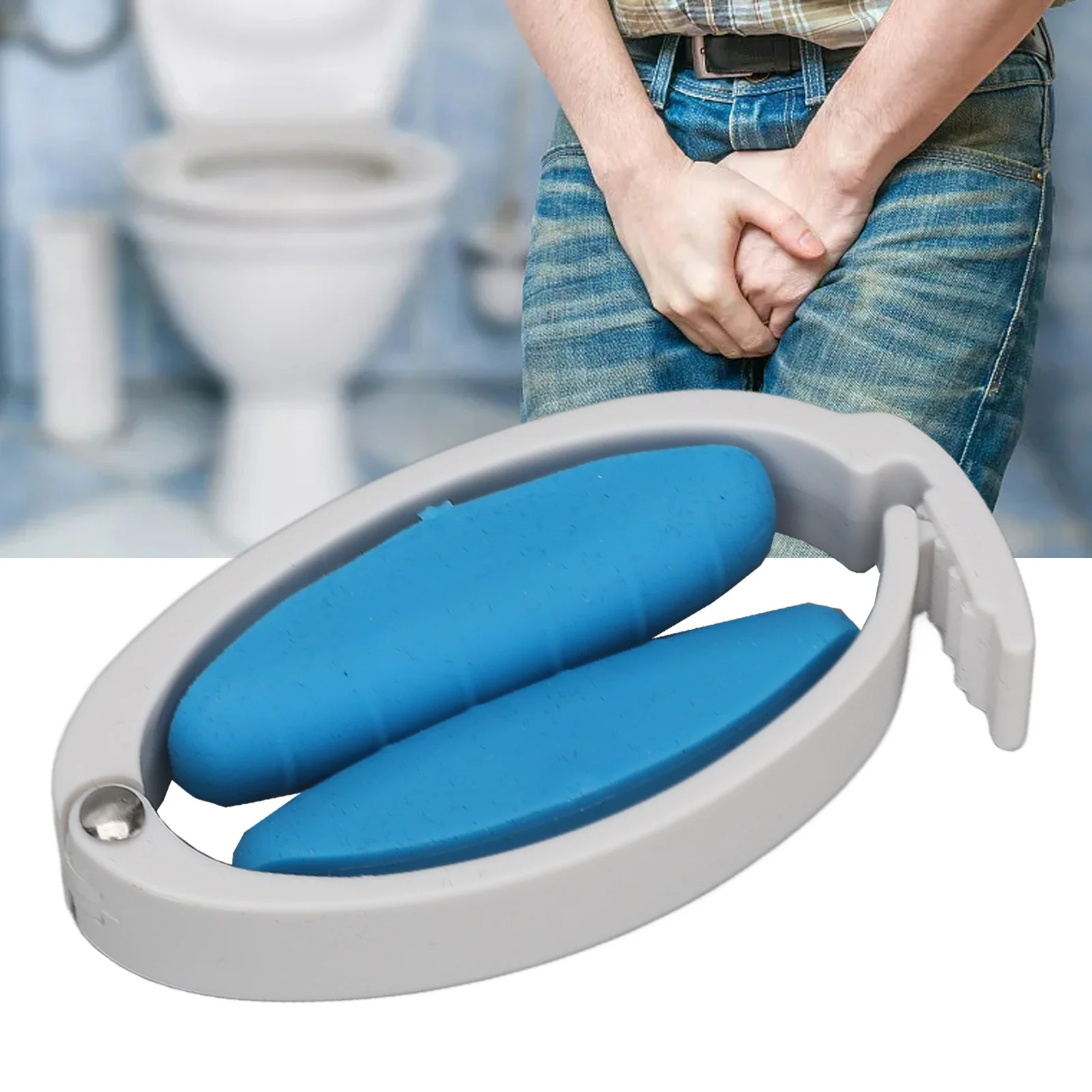 Incontinence Clamp Urinary Incontinence Clamp Prevent Leakage Adjust Pressure Soft Silicone Incontinence Clip for Men