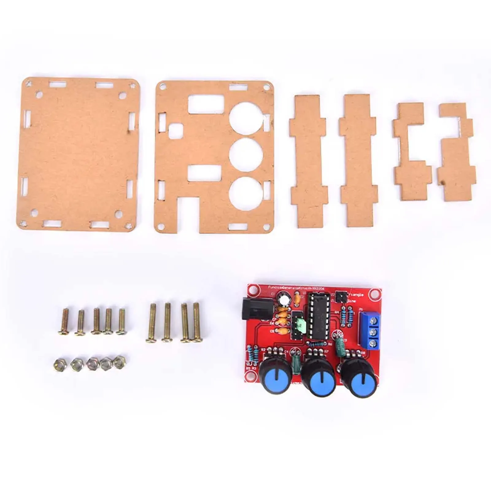 XR2206 Function Signal Generator, 9‑12V DC Input Frequency Module Signal Generator Sine Triangle Square Output 1Hz‑1MHz