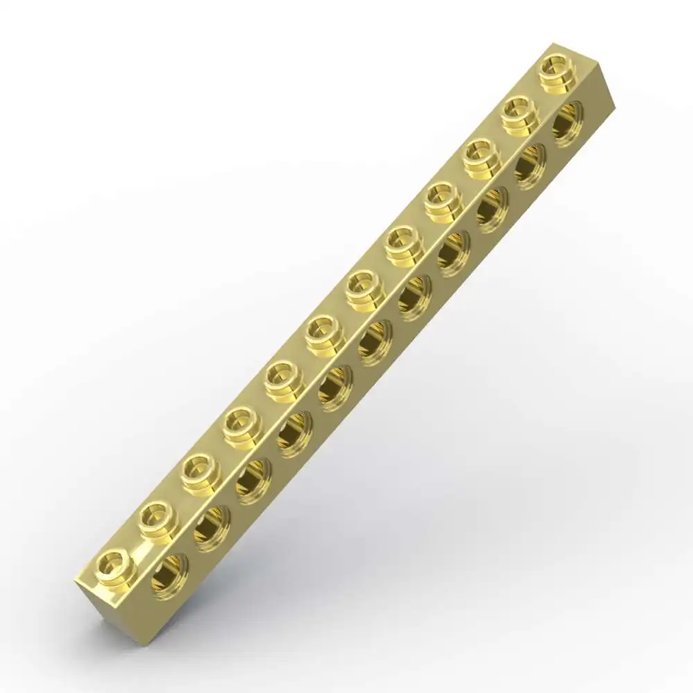 

MOC 10PCS Part Brick 3895 1x12 With 11 holes Building Blocks Set High-Tech Educational Particle Puzzle DIY Toy Birthday Kid Gift