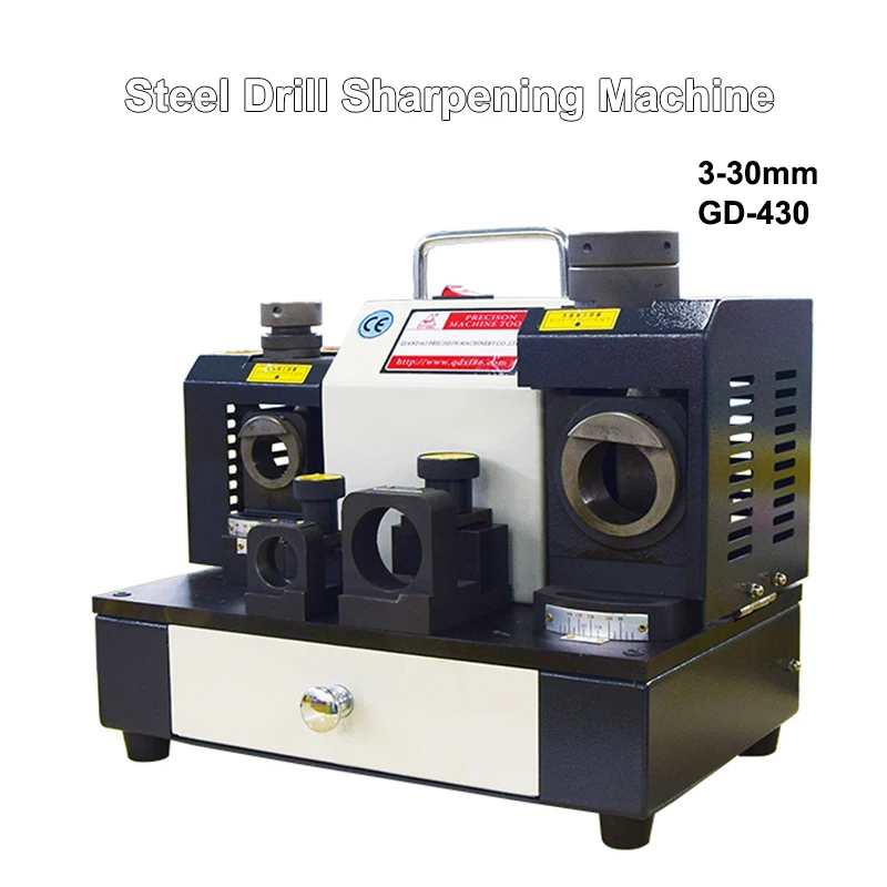 

GD-430 Big Steel Drill Sharpening Machine Grinder Alloy Drill Grinding Tools Profession Twist Drill Grinding Equipment Steel