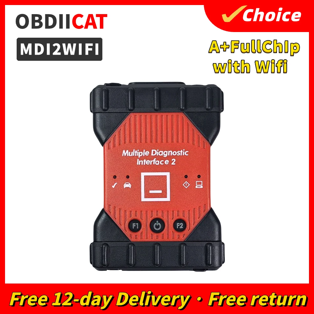 

Newest MDI2 Car Diagnostic Tool OBD II MDI2 USB /WIFI/ Network Cable Connection Scanner For G--M Supoort CAN FD Programming