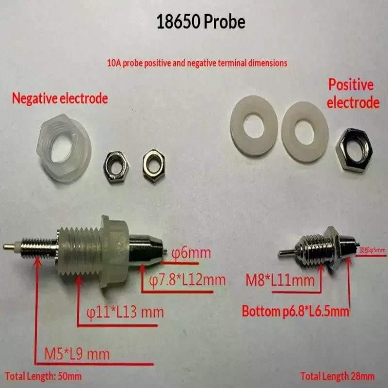 18650 Test Stand Probe Internal Resistance Tester Accessories Battery Divider Cabinet Battery Test Probe