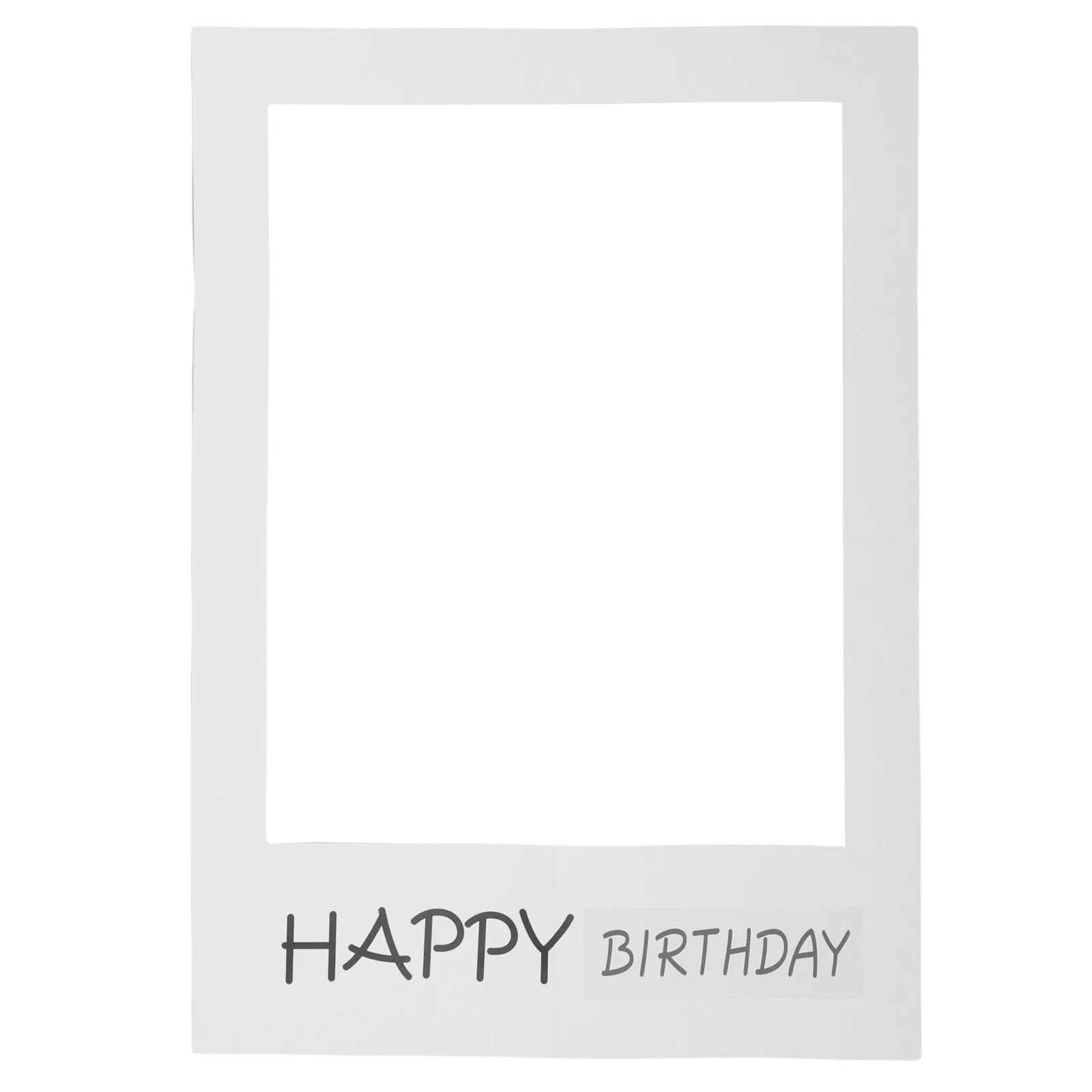 

Birthday Paper Photo Frame Special Props Booth Box DIY Picture Cutout Cutouts Small Celebration Lightweight Portable Premium