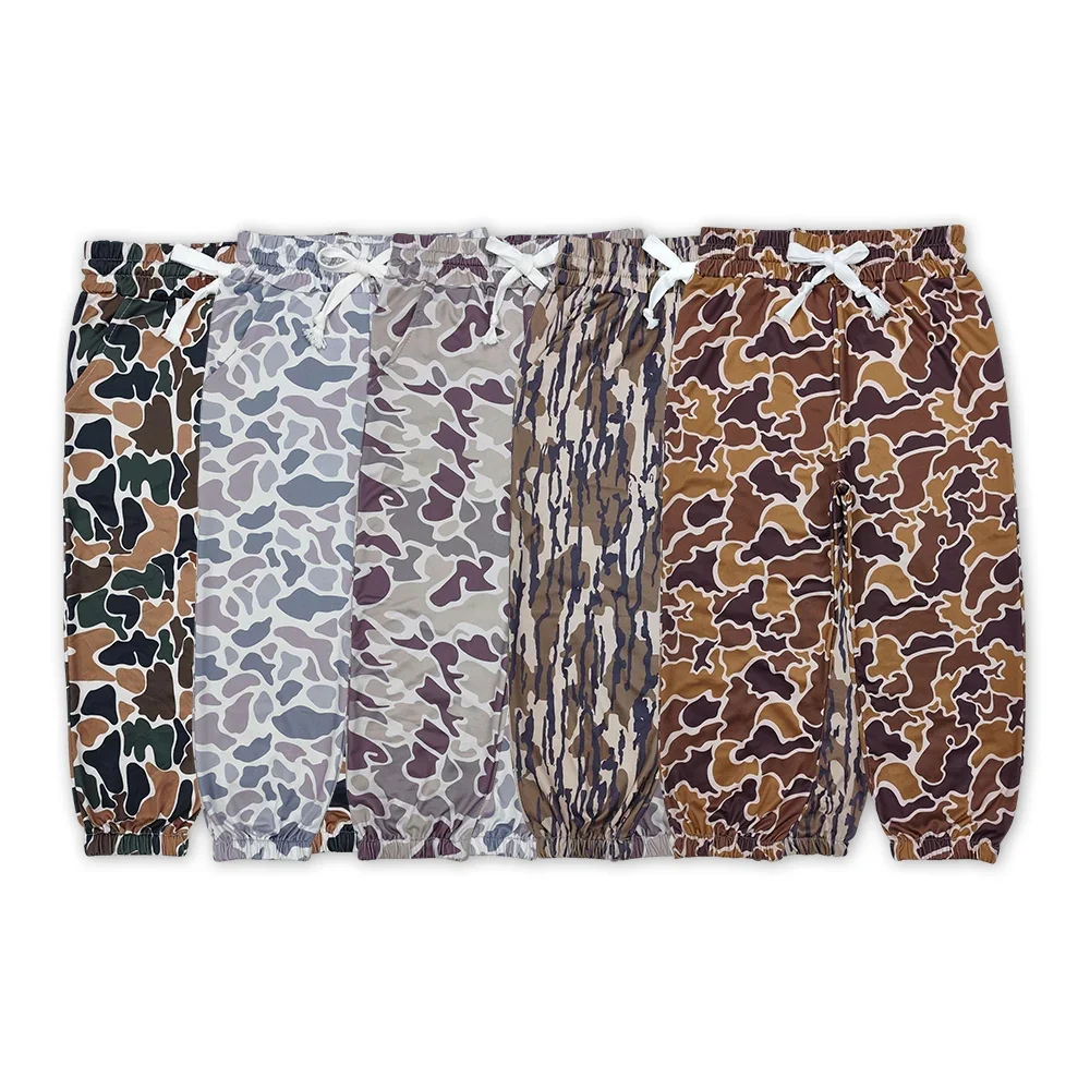Großhandel Kinder Säuglingshosen Kleinkind Frühling Herbst Kleidung Baby Jungen Taschen Hosen Camo Einteilige Kinder Jogger Kleidung