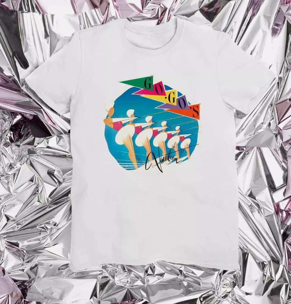 

New Popular The Go Gos Vacation White Unisex T-Shirt