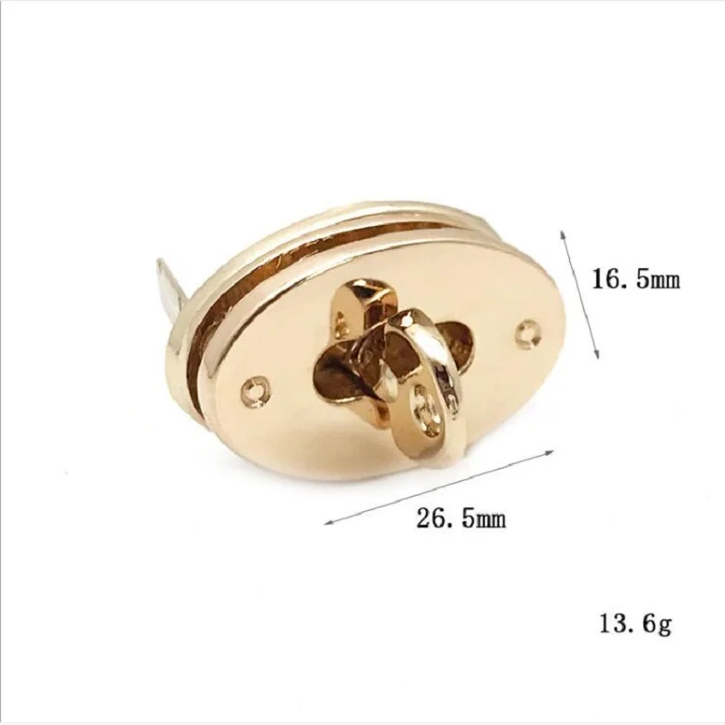 10pcs/50pcs luggage and handbag hardware accessories Backpack handbag high-grade zinc alloy lock