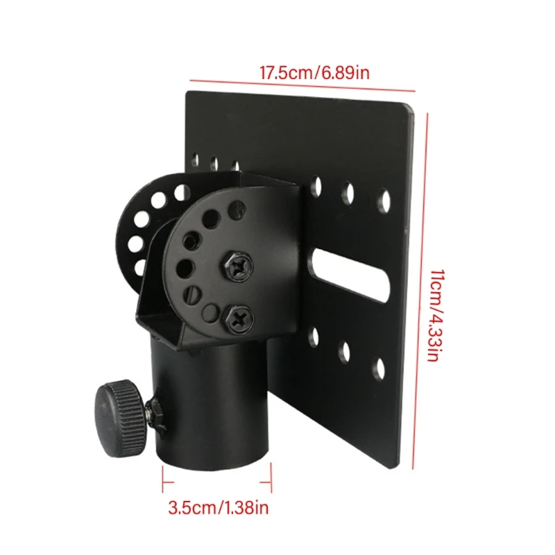 Speaker Mount Bracket Speaker Top Caps Horn Mount Plate Speaker Bottom Stand Metal Speaker Stand Lower Speaker Bracket
