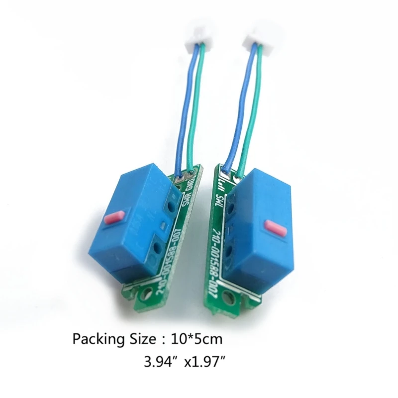 2 unidades/par mouse micro interruptor botão círculo placa 80m 50m 10m cliques para a vida inteira para g900 g903 g903 herói