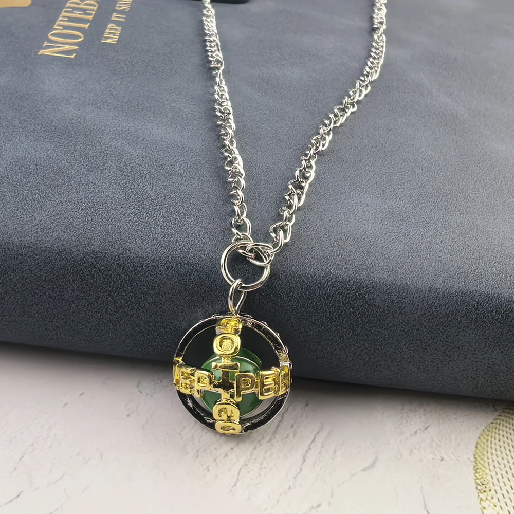 Brdwn JoJos Adventure Unisex Julius Caesar Zeppeli Cosplay Model Necklace Pendant