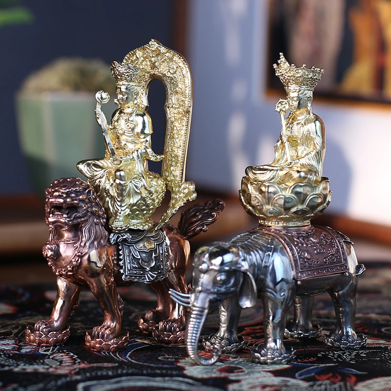 Home bronze Buddha statue ornaments