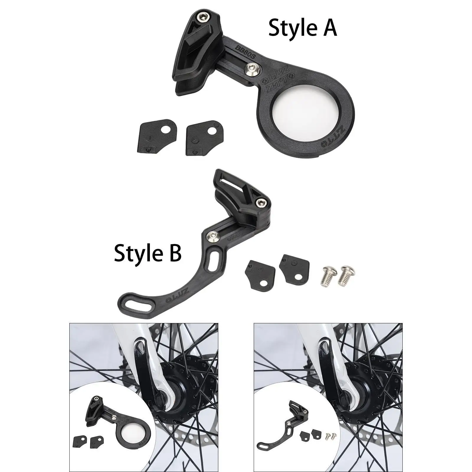 Chain Stabilizer for Road Bike, BB Mount Single Disc Guard for Bicycle