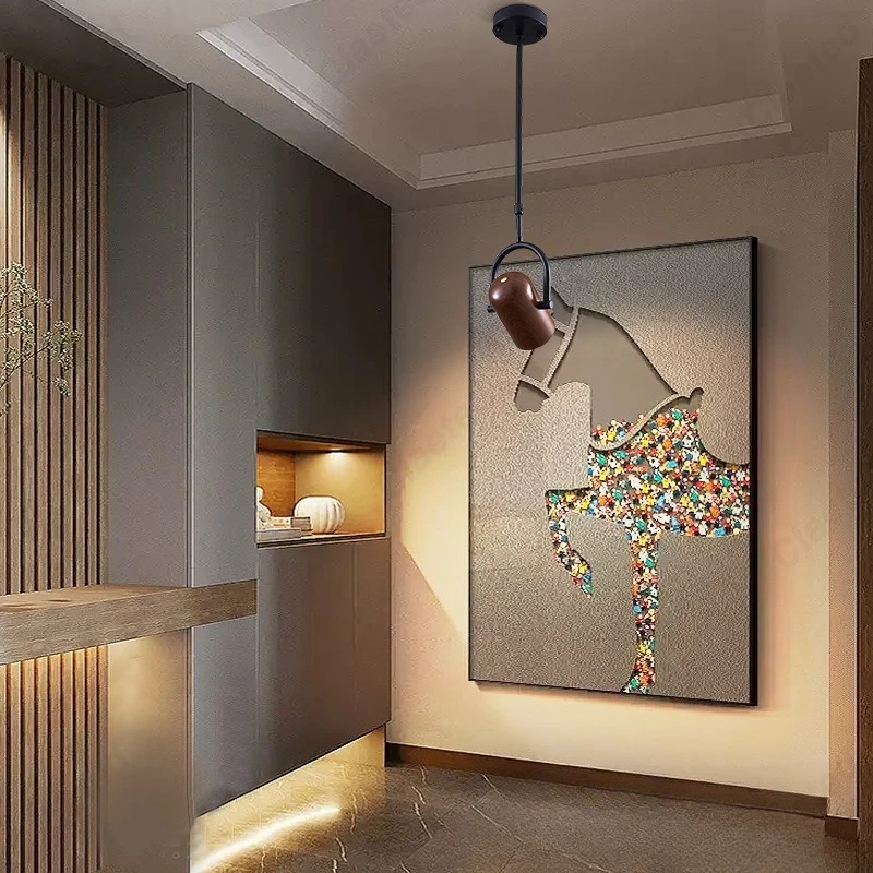 Creative New LED Chandelier Retractable Restaurant Bar Living Room Bedroom Rotatable Angle Lighting