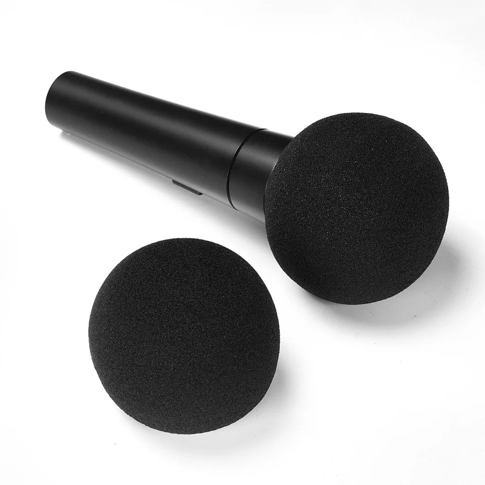 Replacement Mic Windscreen Cover Flocked Sponge Foam Windproof Microphone Pop Filter Pop Filter Cover for Shure SM58 / SM48 - view 6