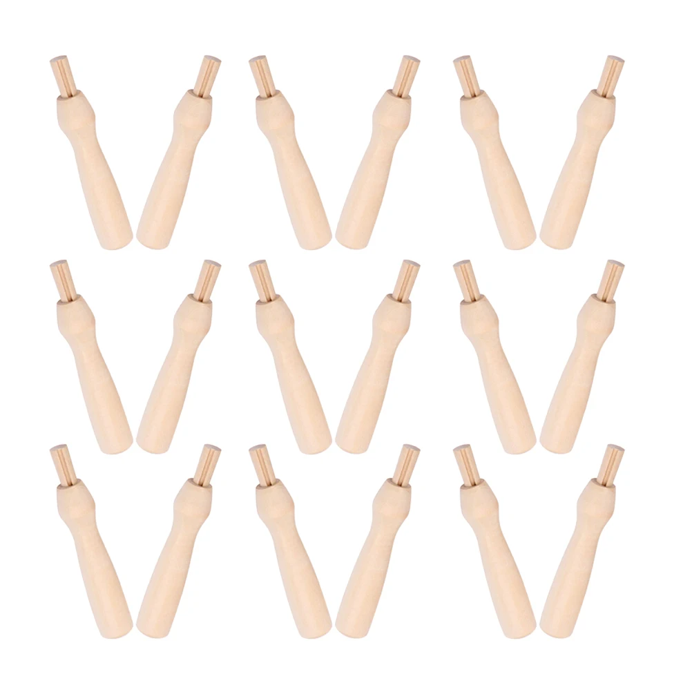 

15Pcs Needle Felting Tools Wood Handle Set Open Slit Design for Easy Needle Change Felting Craft Supplies Kit Wooden Handles