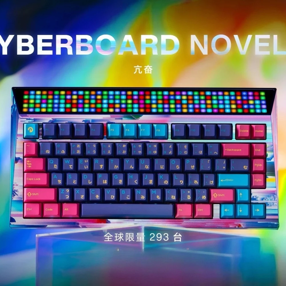 

Angry Miao CYBERBOARD Novel 3 Wireless Tri-mode Keyboard Artisan Hot Swappable Customized Mechanical Keyboard for Gamer PC Gifts