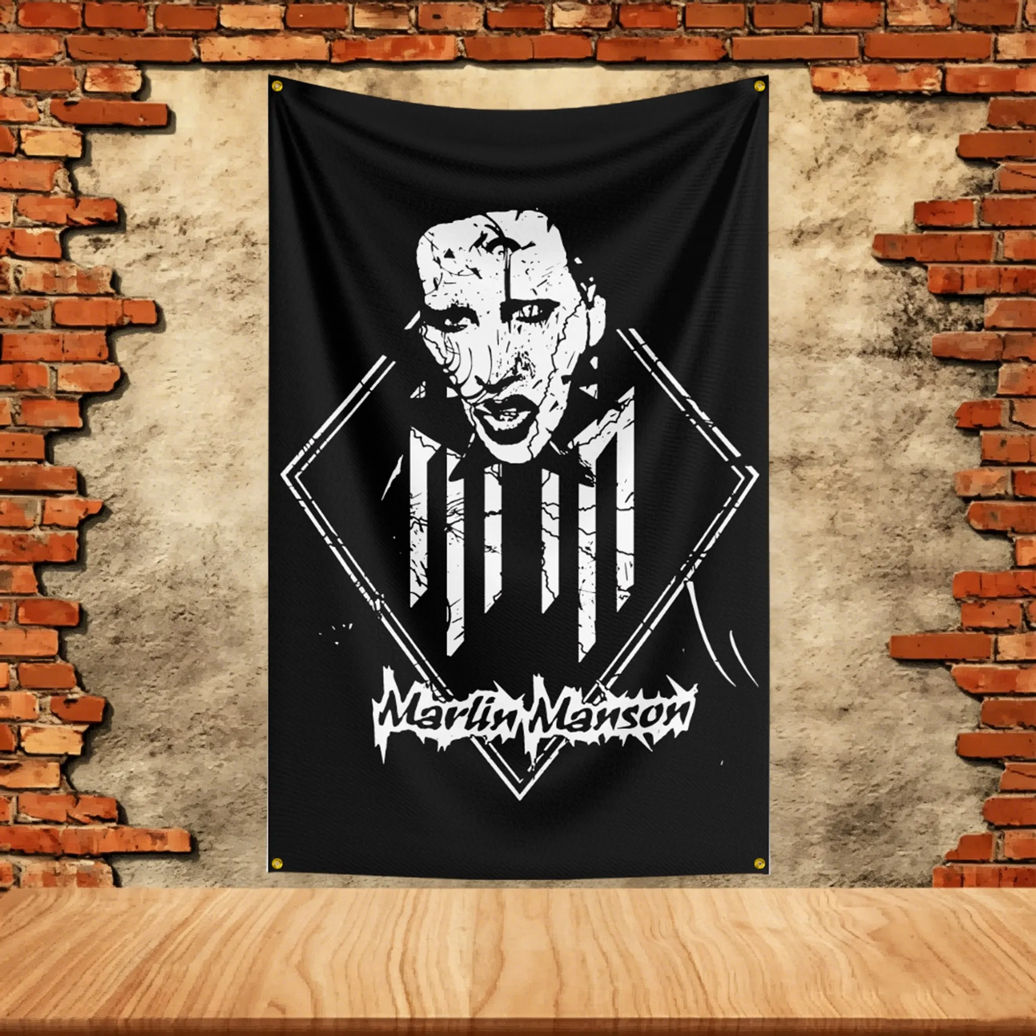 Music Band Flag 3x5ft for Fans Banner Custom Image Garage Bedroom Living Room Dorm Wall Hanging Decor Tapestry