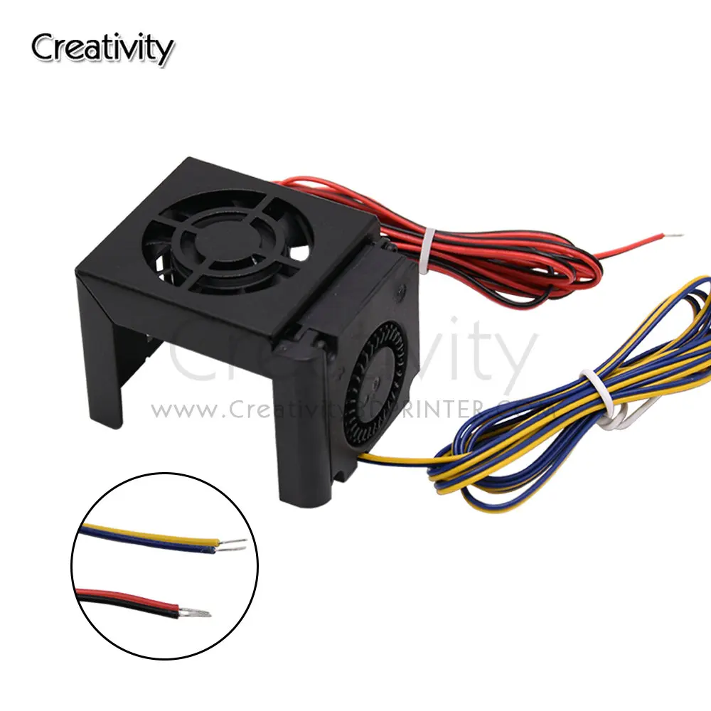 3D Printer Parts Head Fan Accessories 12V/24V Cover CR-10S Ender-3 Extruder Fan Protection Cover Fixed Cooling Fan