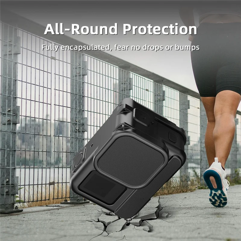 Compact Silicone Camera Protective Case For Insta360 Protective Case Body Cover Lens Cap Camera Accessories