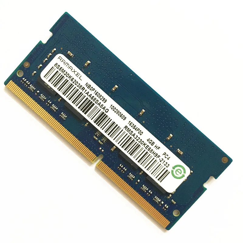 RAMAXEL DDR4 4GB 2133MHZ SODIMM Laptop Memory 1.2V