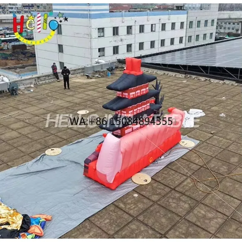 Customized Design Inflatable Building Stage Background