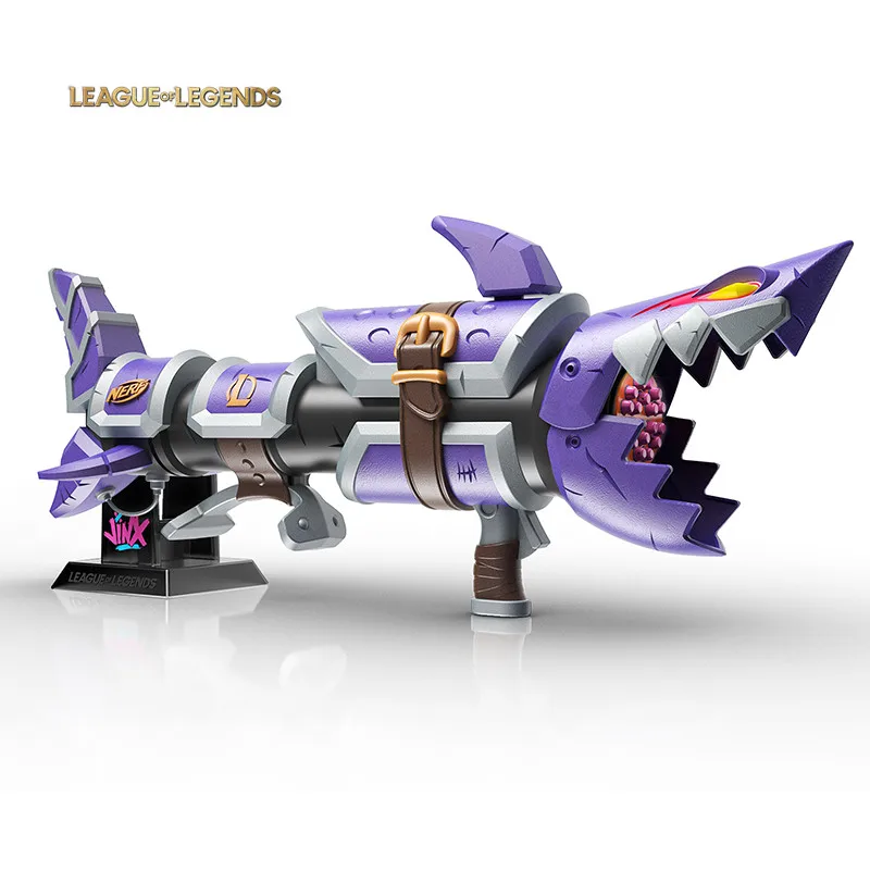 【Pre-sale official】 LoL Arcane Jinx Cosplay Shark Cannon Accessories Arms