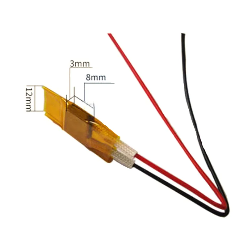 1PC Micro 8x12x3mm PTC Heating Element Constant Temperature Heating Core for Preheating and Dehumidification 5V 12V 24V 220V