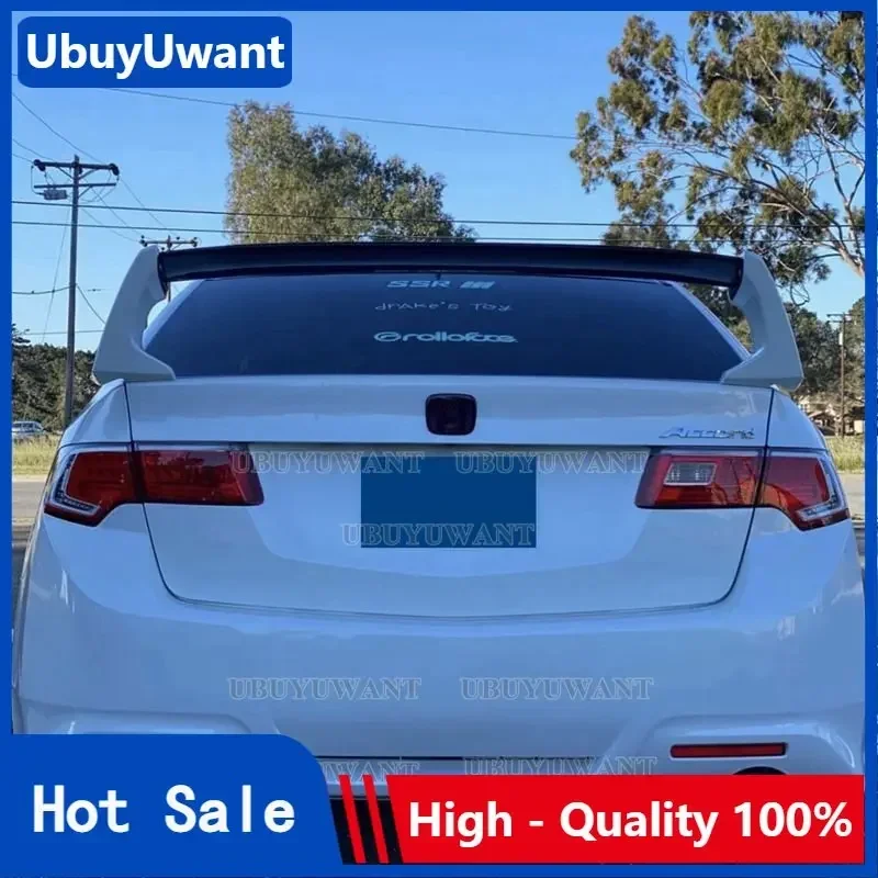 For HONDA Accord 2008 2009 2010 2011 2012 2013 4-Door Sedan Wholesale ABS Rear Trunk Lid Car Spoiler Ducktail Lip Wings