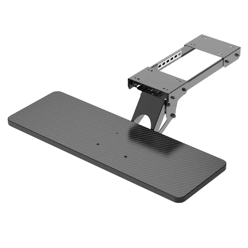 Keyboard Bracket Under Desk Drawer Slide Rail Mouse Lift Tray Office Computer Desktop