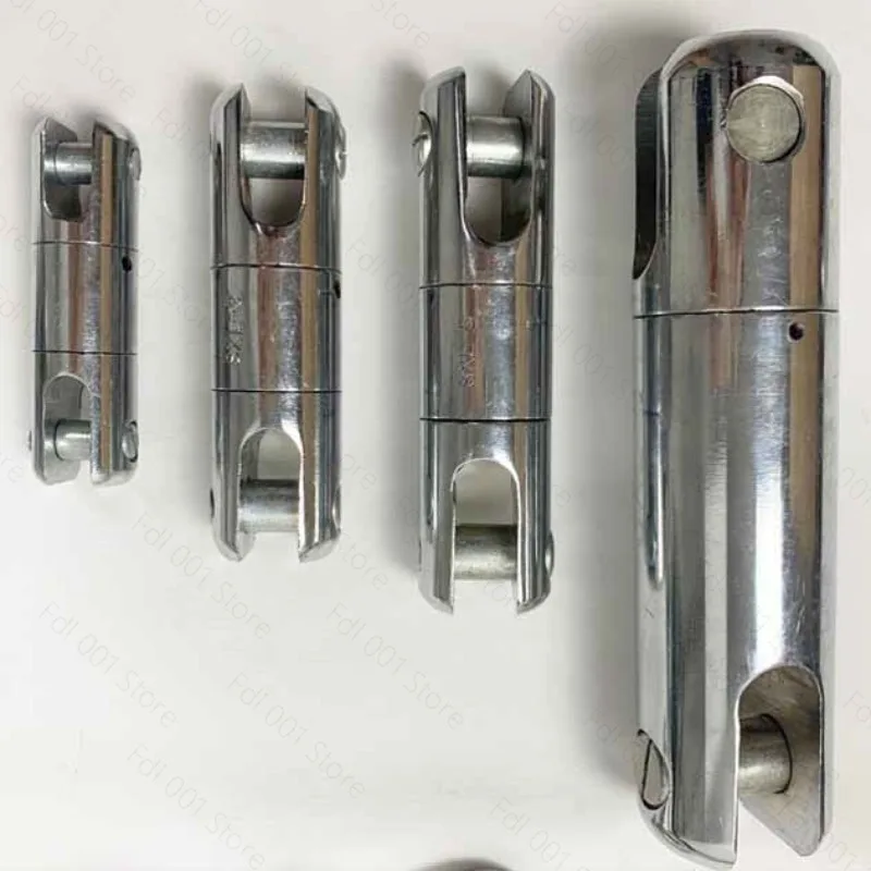 Bending-resistant rotary connector universal joint lifting ring 3T5t8 tons lifting U-card wire rope locking power tool