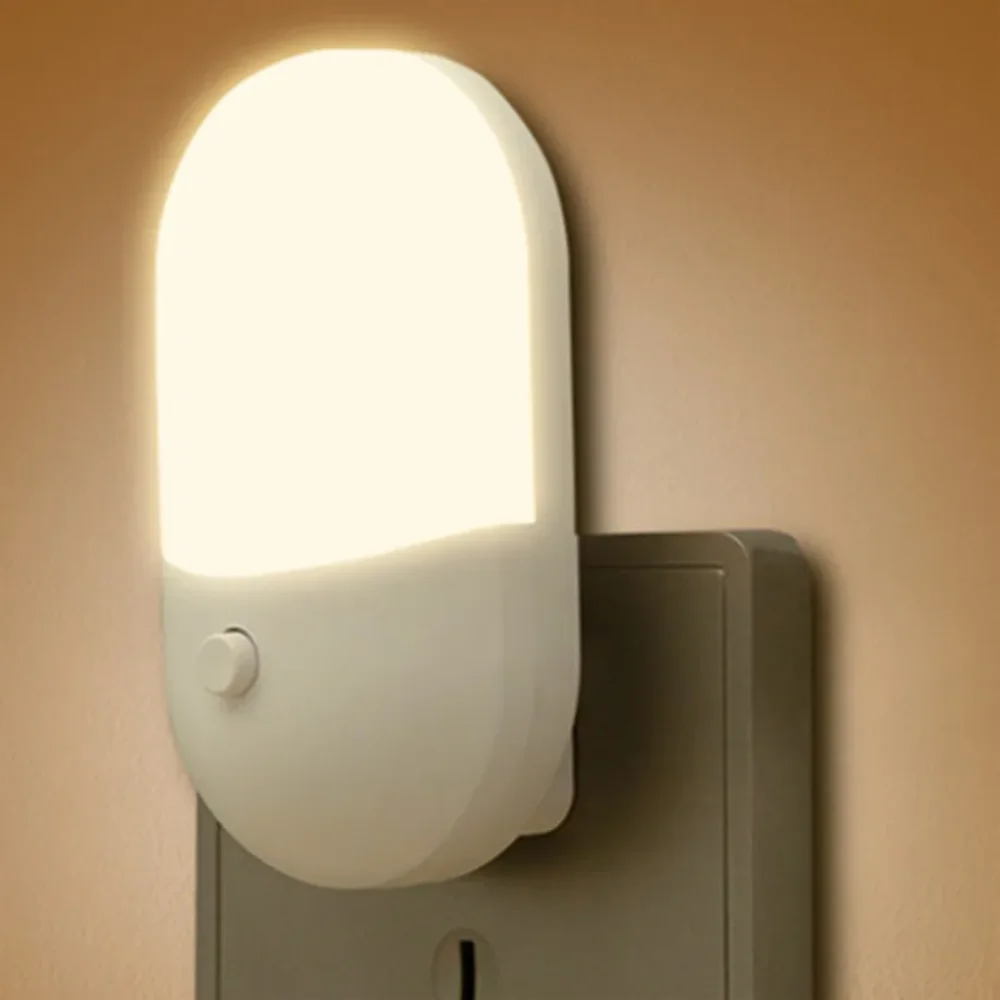 

Plug-in Night Light White light warm light Baby Nursing Eye Sleep Light Bedroom Socket Lights Energy Saving Lamp