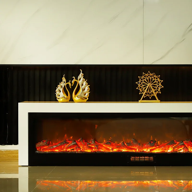 Cross-border supply manufacturer simulation flame fireplace household electronic TV cabinet decoration fireplace living room hea