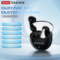 Lenovo ERAZER TWS Music Wireless Earbuds BT5.4 Noise Reduction Earphone HIFI Sound Effect 300mAh Battery Headphone For Gift HT58