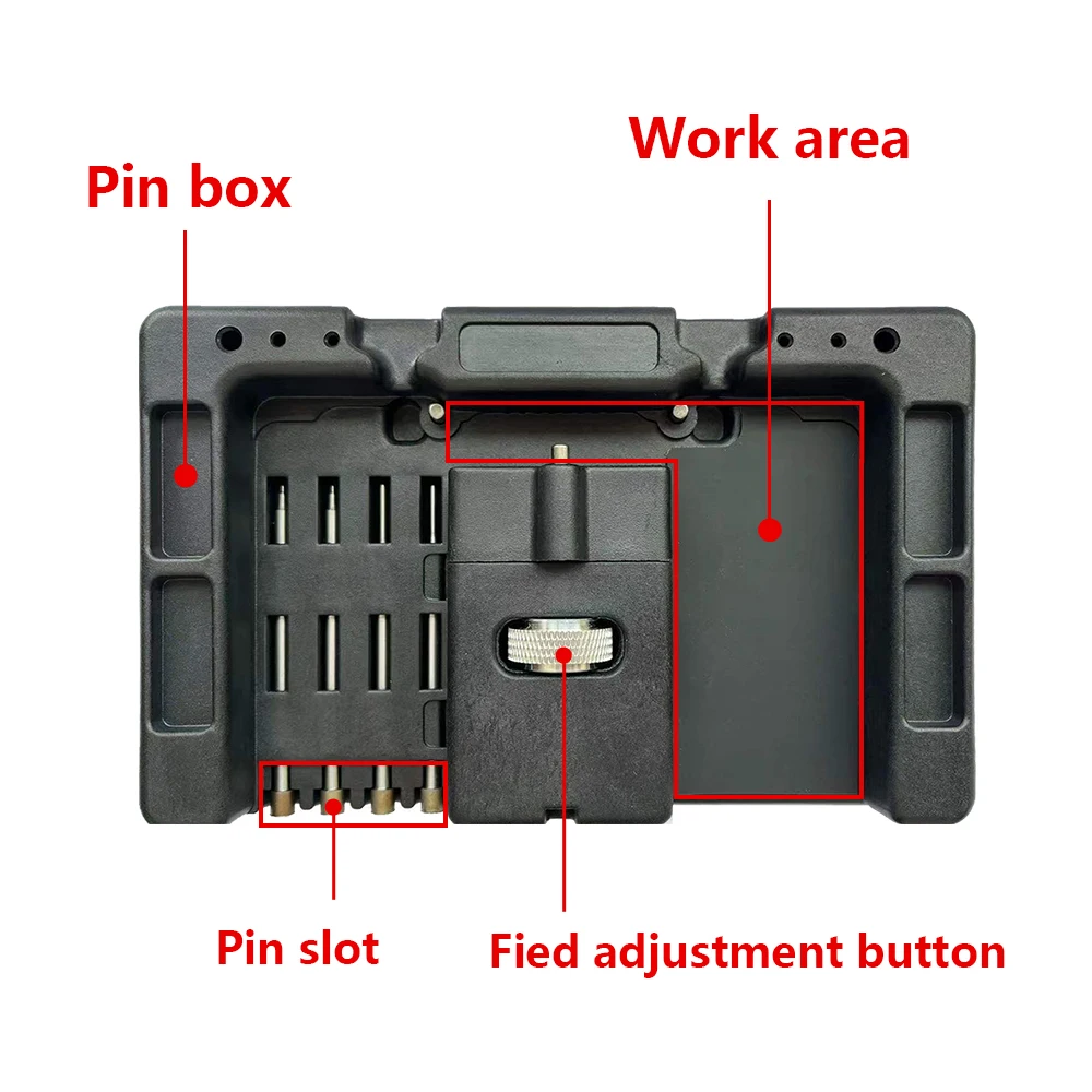 XNRKEY Original HUK Key Fixing Tool Flip Key Vice of Flip Key Pin Remover for Locksmith Tool with Four Pins