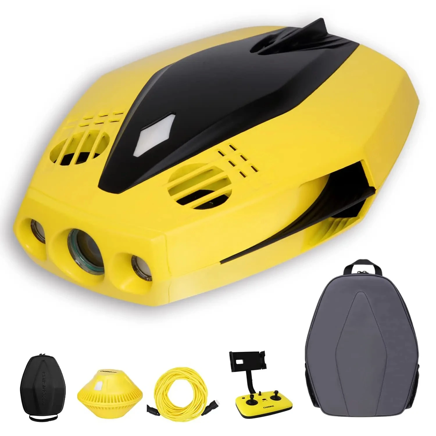 15m Advanced Underwater Drone Fishing and Deep Sea Diving Equipment with Camera Remote Control Rov Fish Finder