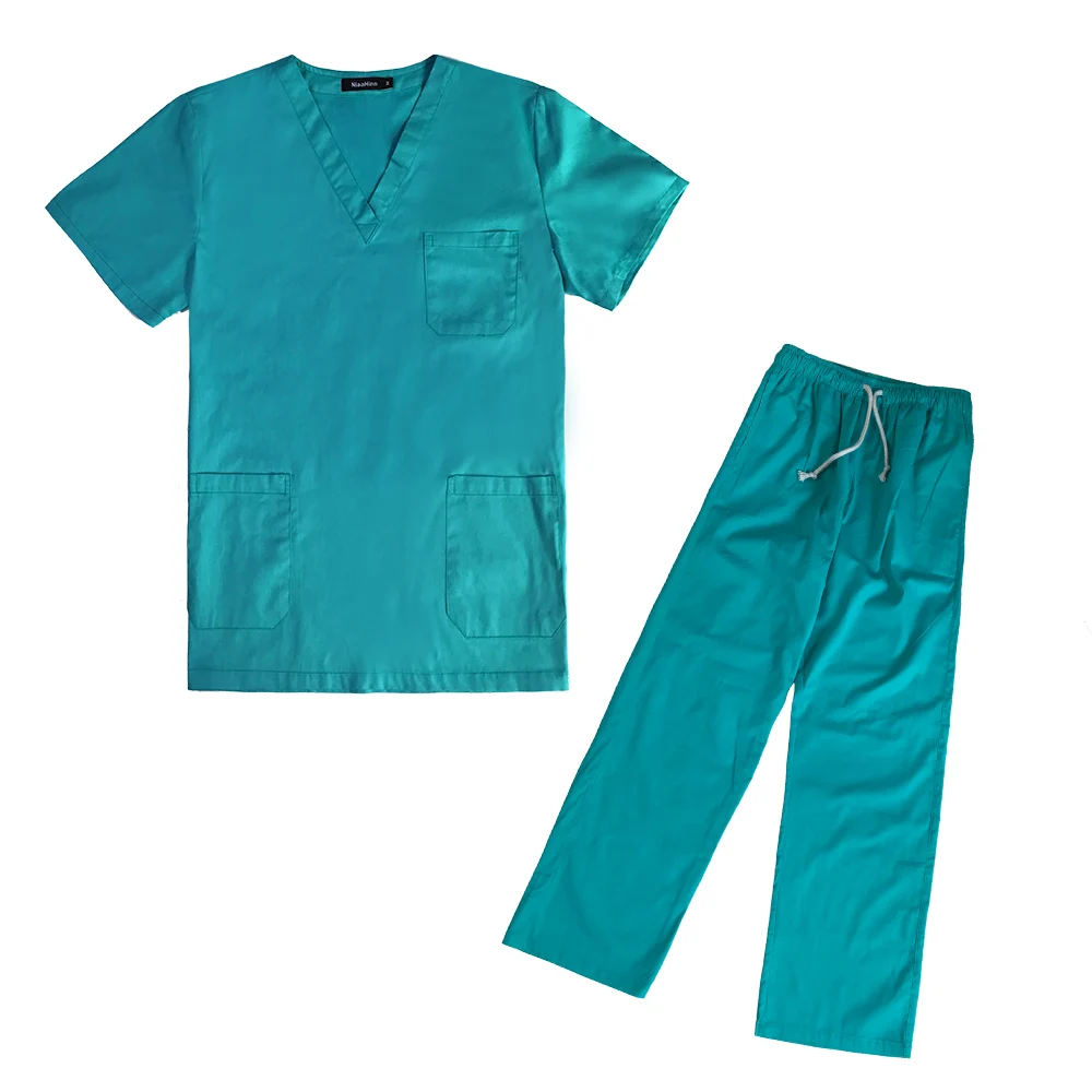 Unisex Laboratorium Kleding Sets Pet Grooming Korte Mouwen Uniform Suits Schoonheidssalon Scrubs Werkkleding Overalls Kleding Groothandel