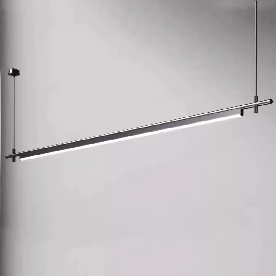 modern long bar restaurant pendant light Nordic minimalist designer bar counter living dining table room one word Lighting lamps