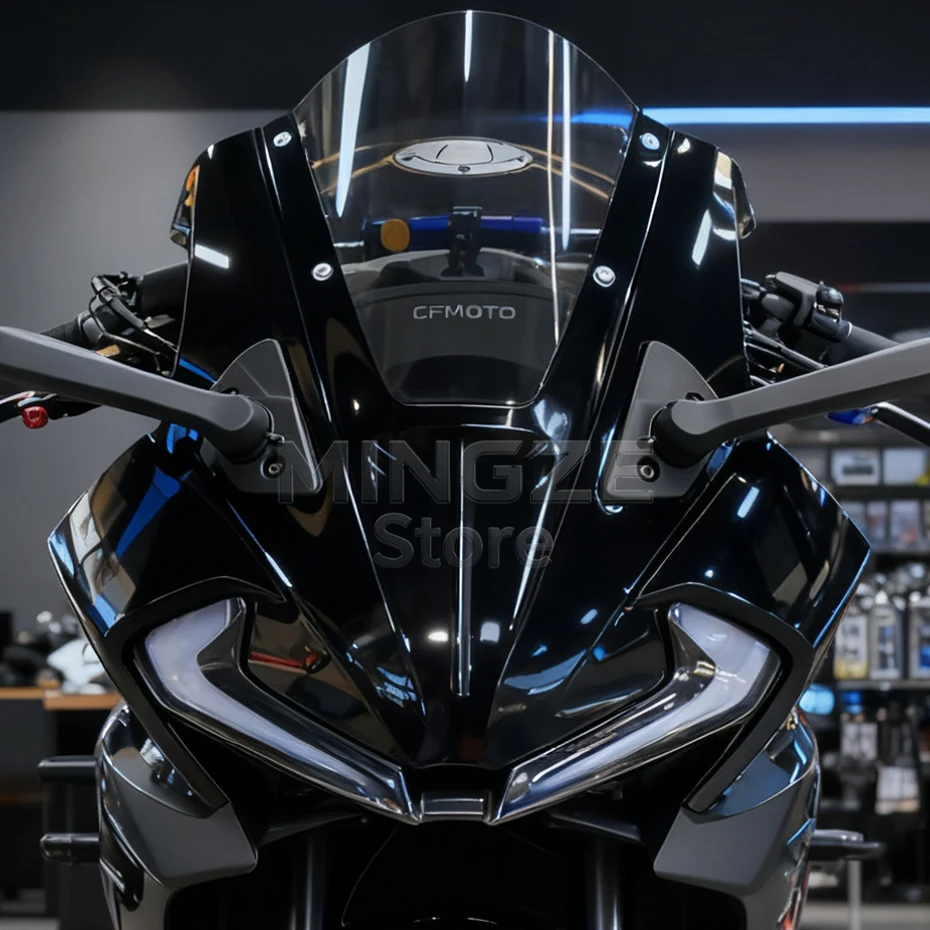 

For CFMOTO CF675SR Windshield Competitive Retrofit New High Split Front Windshield Retrofit Motorcycle Accessory Fit CF 675 SR