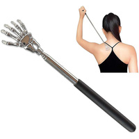 Skull Palm Telescopic Back Scratcher Hand Massager backslap with Rubber Handles Fun And Novel Tool For Decompression Hand Stick