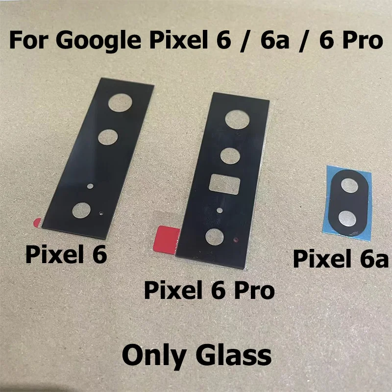 Rear Back Camera Glass For Google Pixel 7 6 6a 5 5a 4 4a 3 3a Pro XL 4G 5G With Glue Sticker Repair Parts