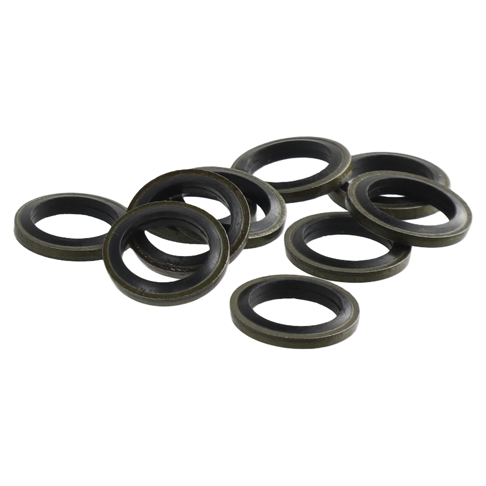 Replacement Useful Banjo Bolt Washers Electric Motor 10pcs Set For Nissin Master Cylinders Calipers Scooter Sealed