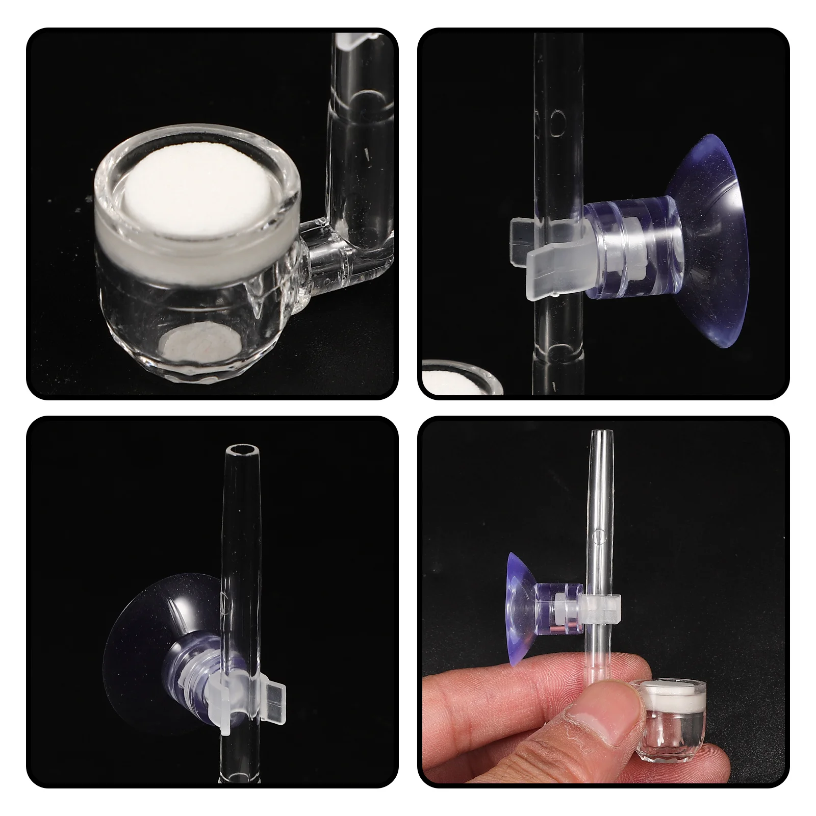 

Nanobubble Air Stone Aquarium Air Bubbler Fish Tank Oxygen Diffuser Durable Airstone for Hydroponics Fish Tanks and Aquariums