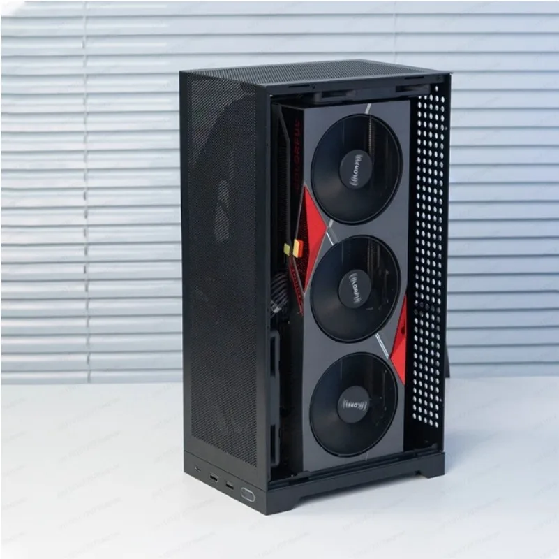 L300 Vertical Portable ITX Case – Super Mini 8.5L Desktop Main Chassis for Compact PC Builds
